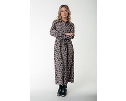 Colourful Rebel Desiree Graphic Flower Maxi Dress - S