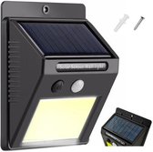 IBBO® - 2 Stuks - Solar Buitenlamp - Bewegingssensor - 48 LED - Waterdicht - Buiten & Tuin sensor - Buitenverlichting op Zonne-energie -Buitenverlichting - Tuinlamp