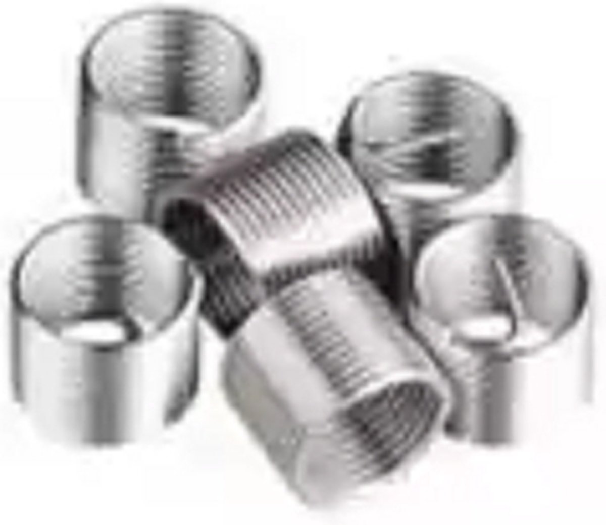10x Losse draadbussen M6x1.0