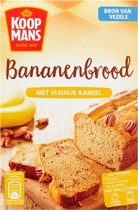 Koopmans - Mix pour Banana Bread avec un soupçon de cannelle - 8x 320 gr - Pack économique