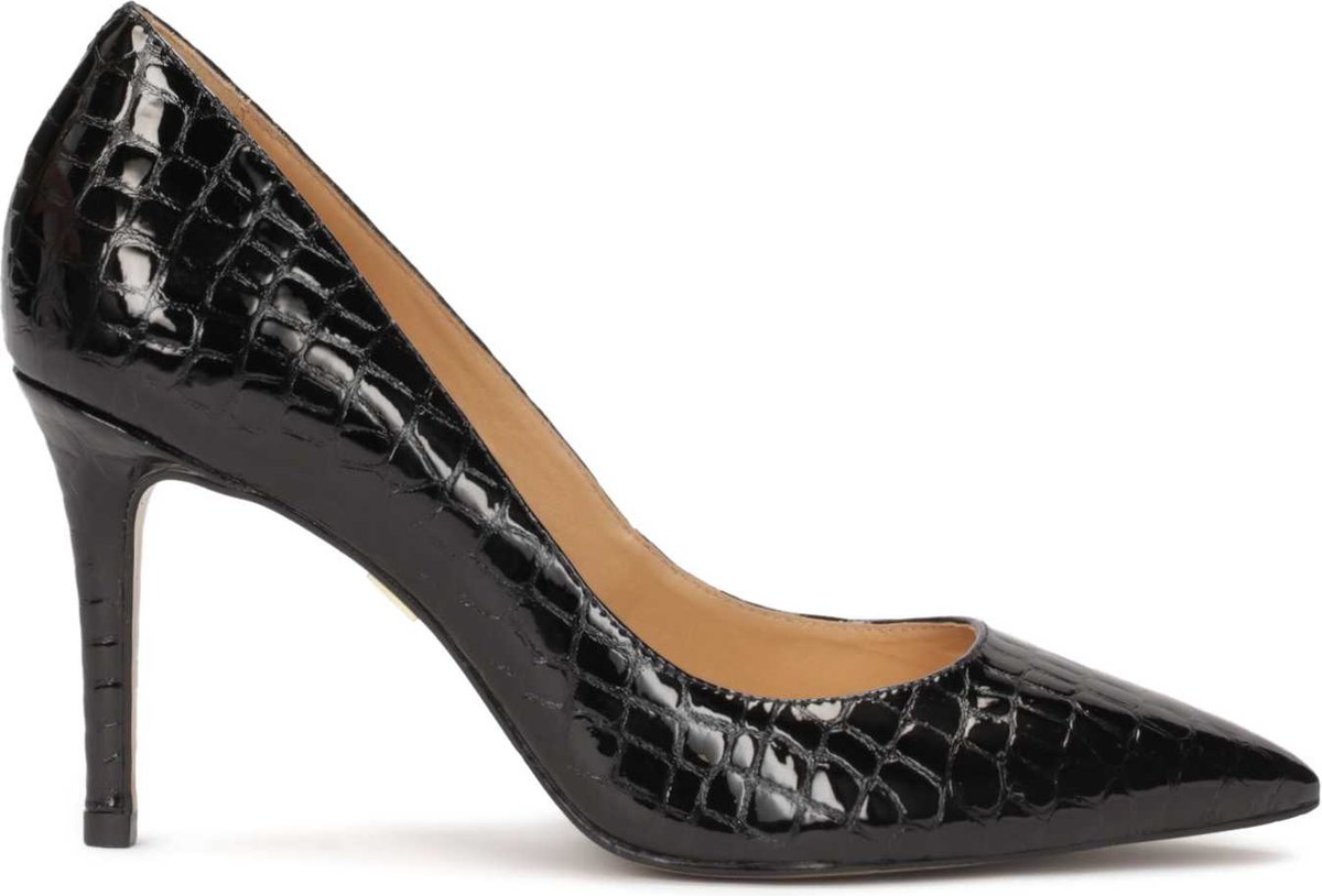 Kazar Lacquered pumps with embossed print
