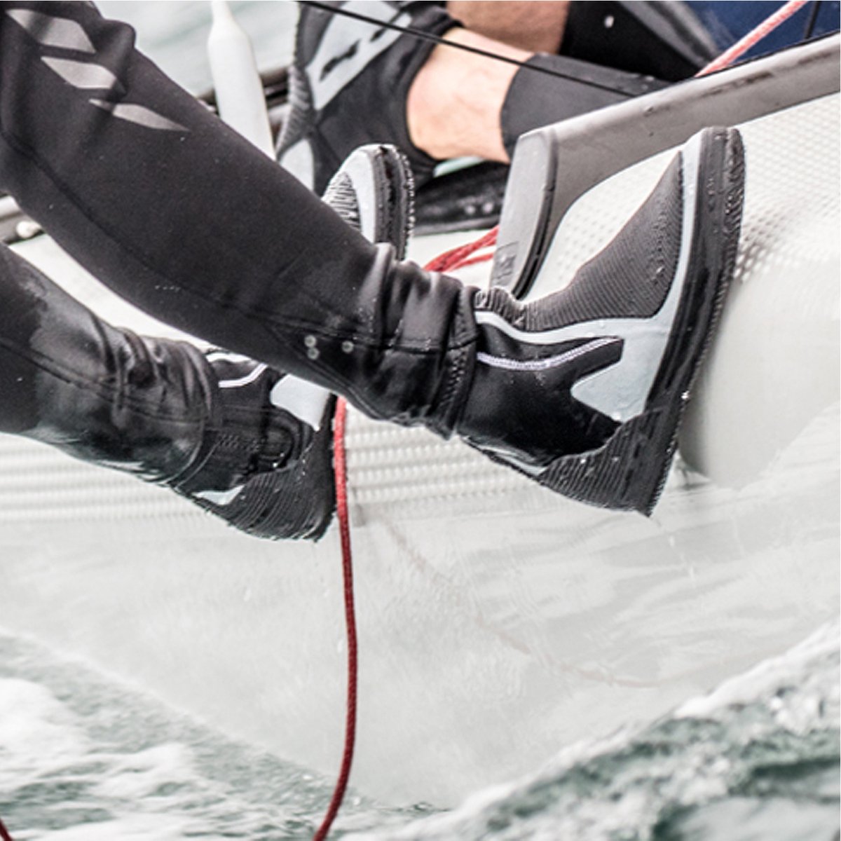 2026 Crewsaver 5mm Neopreen Rits Dinghy Laars - Black