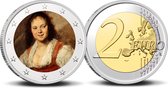 2 Euro munt kleur Frans Hals - Zigeunermeisje