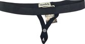 BamBella® Sexy Lingerie Heren S/M- Zwart mannen ondergoed open kruis cock ring slip strap short