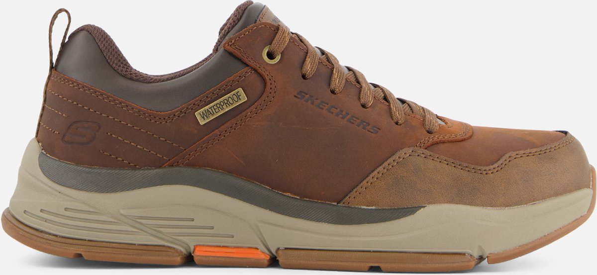 Skechers Bengao - Hombre Heren Veterschoenen - Bruin