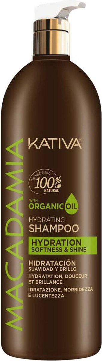 Vochtinbrengende Shampoo Macadamia Kativa (1000 ml) (1000 ml)