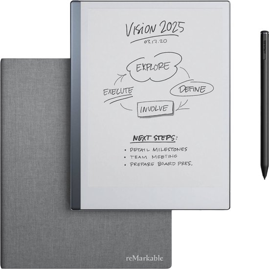Remarkable 2 Book Folio - Marker Plus - Grijs | bol