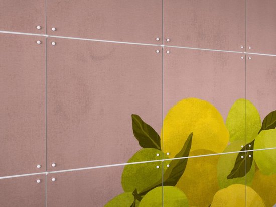 IXXI Bittersweet, Good Blauw - 80 x 100 cm - Support de suspension gratuit - Grande décoration murale et posters - Illustrations, Coloré, Ludique, Art numérique