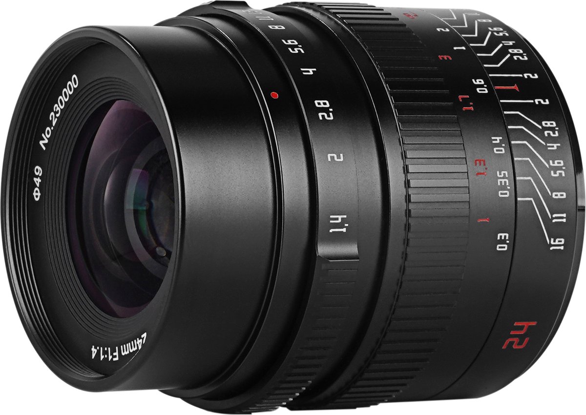7Artisans 24mm F1.4 Sony E-Mount Objectief