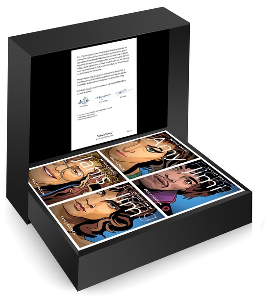 Amy Winehouse - Jimi Hendrix - Jim Morrison - Janis Joplin - Forever 27. Unieke handgemaakte uitgave verpakt in een luxe geschenkdoos van MatchBoox - Kunstboeken