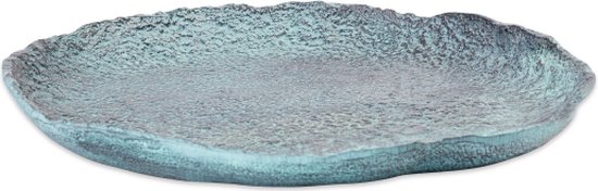 Blue Patina Decorative Plate (set van 4)