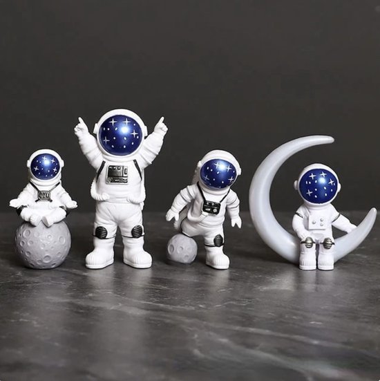 Statuette d'astronaute, Sculpture d'astronaute, Jouets Éducatif, décoration de la maison, modèle d'astronaute