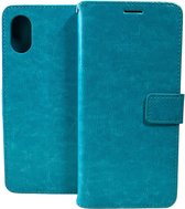 Portemonnee Book Case Hoesje Geschikt voor: Samsung Galaxy A03 Core - Turquoise