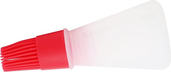 Waledano® Olie Fles - Barbecue Olie Borstel - Silicone Olie Borstel - Olie Dispenser Met Borstel - Olieopslag Voor Koken - Frituren - Barbecue - Bakken - 1 Stuk