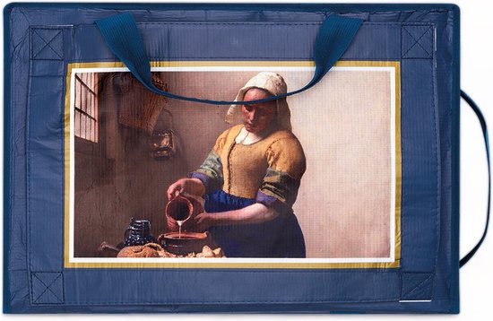 SOUPRBAGS - Shopper - Reistas - The Milkmaid - Het Melkmeisje- Vermeer