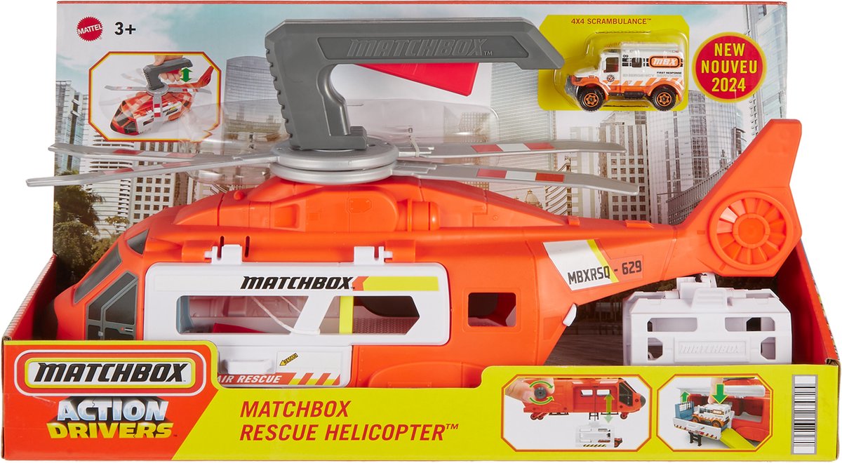 Matchbox Action Drivers - Reddingshelikopter