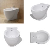 Bidet rond en céramique (blanc) - Bidet - Bidets - Bidet de salle de bain - Bidets de salle de bain