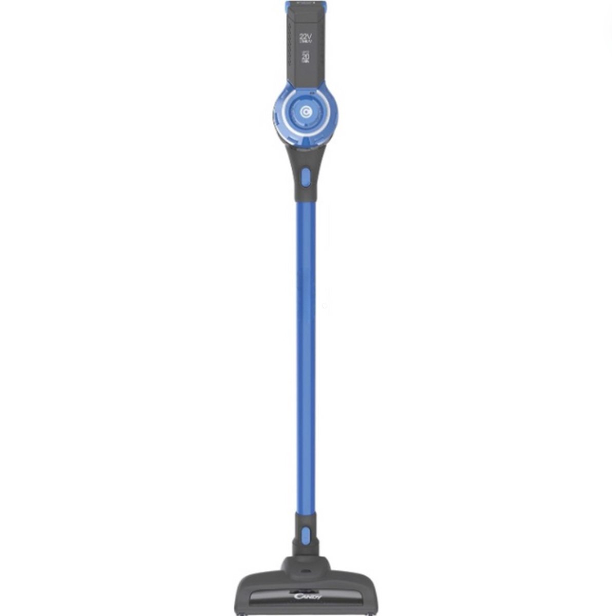 Draadloze Stofzuiger Zonder Zak Op Batterij Blauw Zwart Kruimeldief Op Accu Steelstofzuiger