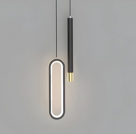 EFD Lighting HL06 - Lampe suspendue Design - Moderne - Zwart - Orientable - LED - Suspensions Salle à manger, Salon