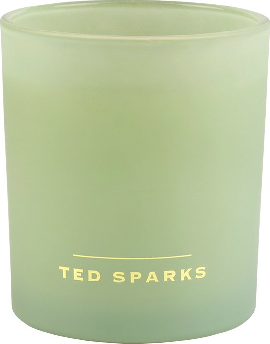 Ted Sparks - Geurkaars Demi - 60 Branduren - 1 Lont - Luxe Verpakking - Bergamot & Angelica
