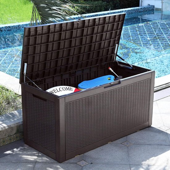 YITAHOME 380L Tuin Opbergdoos, Grote Waterdichte