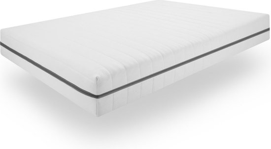 Matras 90x190 - ERGONOMISCH MATRAS H2 H3 - Hoogte 18cm - 7 zones koudschuimmatras - stevig