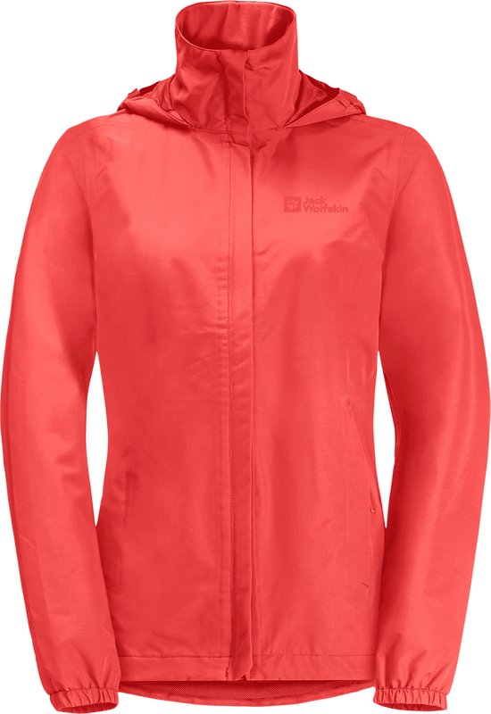 Jack Wolfskin STORMY POINT 2L JKT W Dames Outdoorjas - vibrant red - Maat M