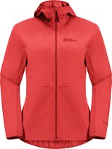 Jack Wolfskin FELDBERG HOODY W Veste outdoor femme - rouge vif - Taille L