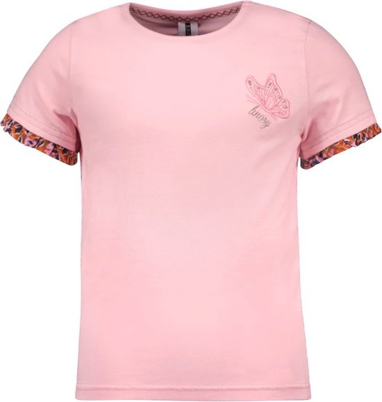 B. Nosy Y402-5463 Meisjes T-shirt - Rose Shadow - Maat 134-140
