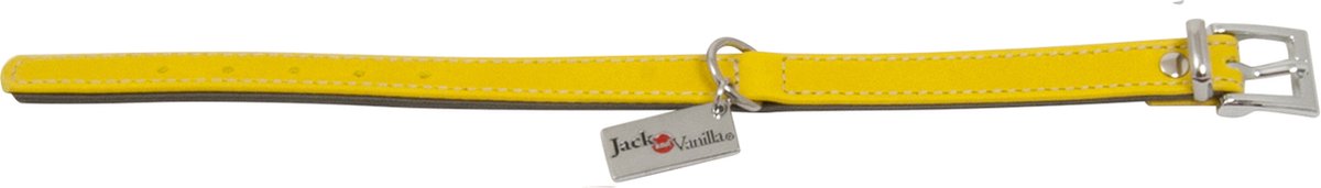 Jack And Vanilla - Halsbanden - Jv Nappa Halsband Geel-14mmx45cm Napha123045 - 229031