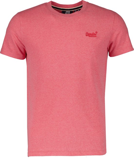 Superdry T-shirt Vintage Logo Emb Tee M1011245a Punch Pink Marl Taille Homme - 3XL