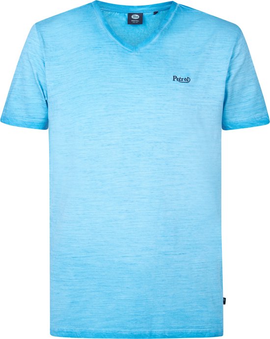 Petrol Industries - Heren Logo T-shirt Bellows Field - Blauw - Maat XXXL