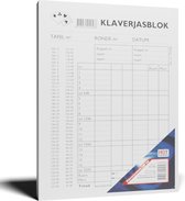 Klaverjas - Bloc de score 100 feuilles