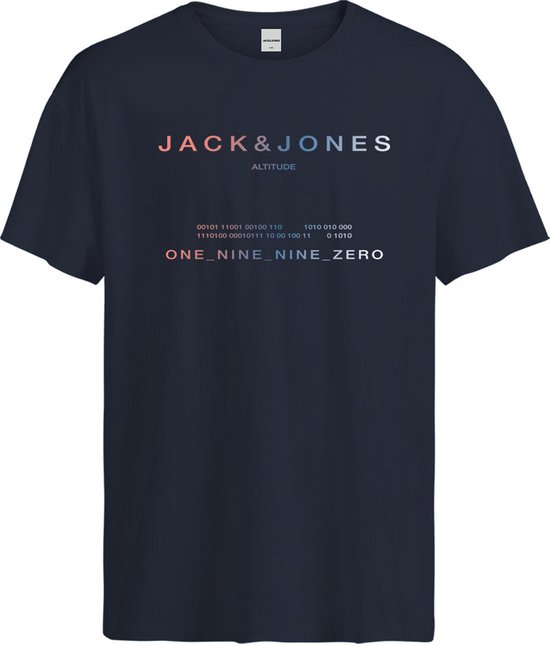 Jack & Jones-T-shirt--NAVY BLAZER-Maat S