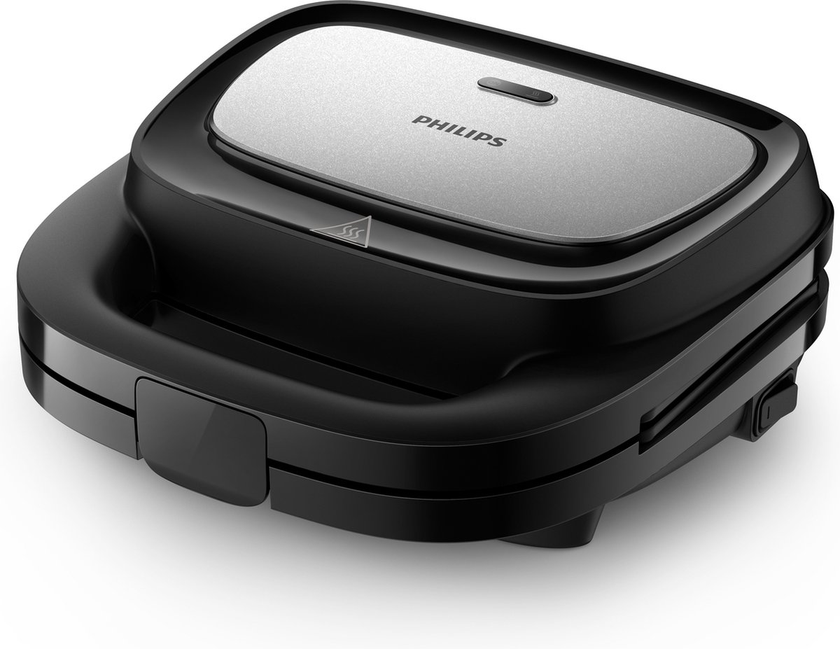 Philips 5000 Sandwichmaker - 3 platen, 750W, antiaanbaklaag