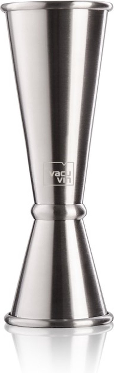 Vacu Vin - Japanese Jigger/ drankmaatje - 60/30 ml - RVS
