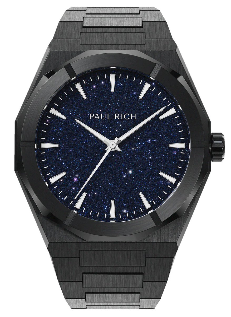 Paul Rich Star Dust II Black SD201 horloge