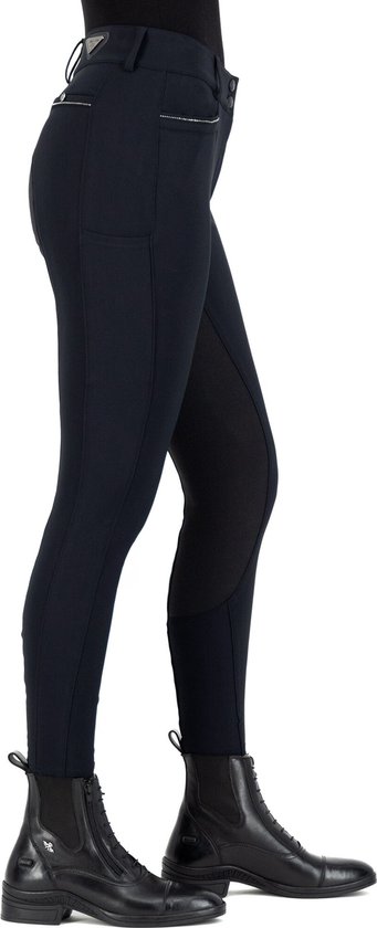 ELT Rijbroek Pantalon d'Équitation Essential Hight Waist Bleu profond