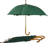 Set van 4 Groene Windproof Automatische Paraplu's - 102cm Diameter - Geïnspireerd door Outlander op Netflix