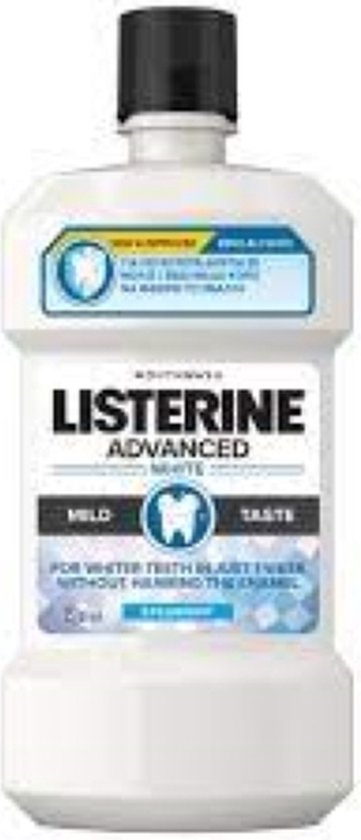 Listerine Mondwater Advanced White Mild 250 ml