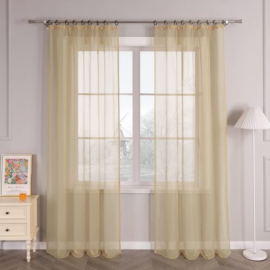HOME FASHION Gordijn transparant Sablio wit 300x245 cm kopen HOME FASHION Gordijn transparant Sablio wit 300x245 cm kopen