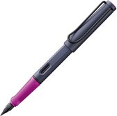 Lamy safari - stylo plume - édition limitée falaise rose - moyen - bleu-gris/rose