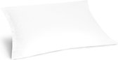 Taie d'oreiller Yumeko velours flanelle blanc 70x90 - Bio & écologique - 1 pièce