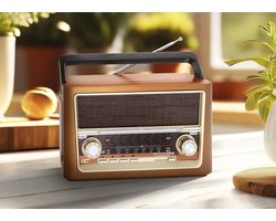 LTC - Draagbare radio, Bluetooth, FM/AM/SW, USB, LXLTC118UBT
