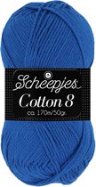 Scheepjes Cotton 8 50g - 519 Blauw