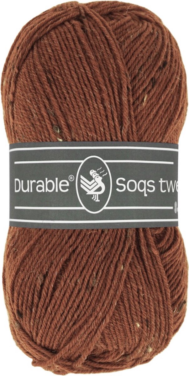 Durable Soqs Tweed - 417 Bombay Brown