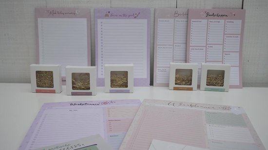 Bedrukte promotionele notitieboeken en agendamappen