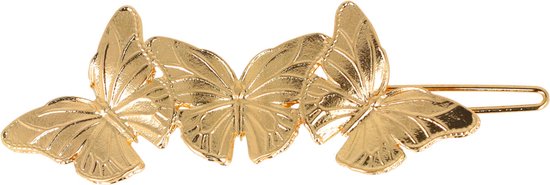 Haarspeld Haarclip Haarklem Clip Vlinder Goud Haar Klem Speld Hair Clip Butterfly Gold