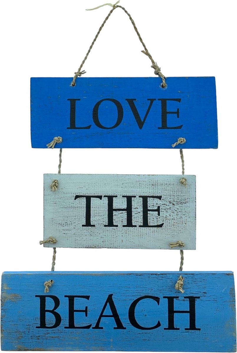 Hanger Love the Beach 26x32 cm