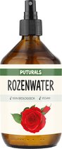 Rozenwater 100% Biologisch & Puur - 500ml - Geschikt voor Gezicht en Haar - Rose Water als Spray voor Gezicht en Haar of in Diffuser voor een Heerlijke Geur - Rozenwater 100% Zonder Alcohol - Puur en COSMOS Gecertificeerd